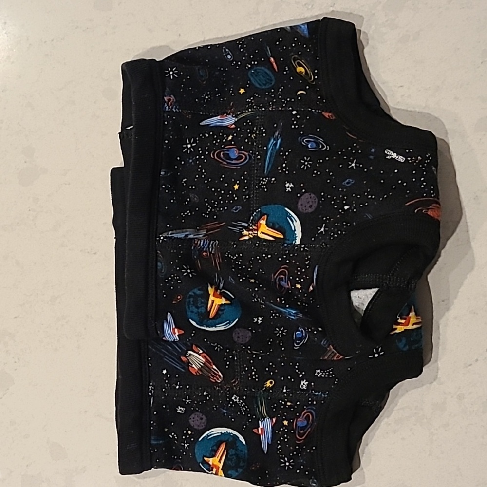 NEW Hanna Anderson XS Kids Space-Themed Underwear - Set Of 2